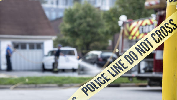 Holly Hart/The News-Gazette Scene of a shooting that occurred at approximately 12:38 a.m. in the 300 block of East Green Street, Sunday, September 25, 2016. Resulting in one death and three wounded. Holly Hart/The News-Gazette Scene of a shooting that occurred at approximately 12:38 a.m. in the 300 block of East Green Street, Sunday, September 25, 2016. Resulting in one death and three wounded.