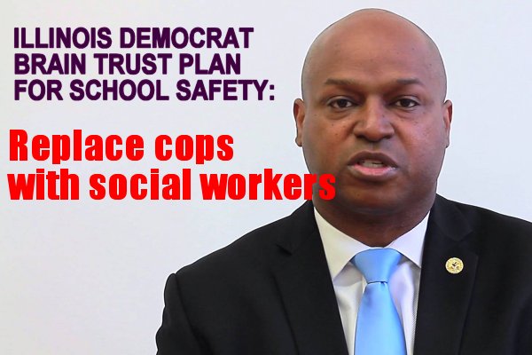 IL DEMOCRAT PLAN: Replace school resource cops with social workers