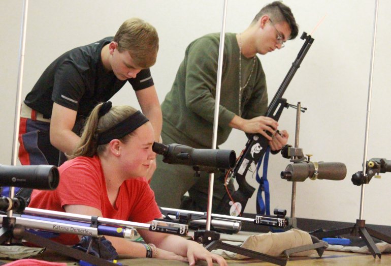 Scenes from NRA National 3Position Air Rifle Championships