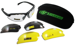 Help for Aging Eyes-Value Priced Shooting Glasses With Bi-focal Lens at the Top of the Lens