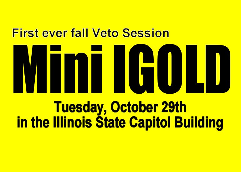 DETAILS INSIDE! Mini-IGOLD: Tuesday, October 29th in Springfield