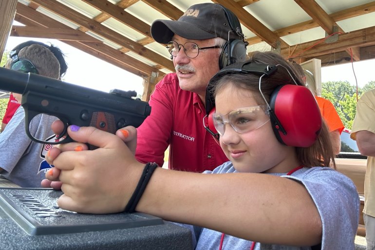 Kids guns save life shooting camp program