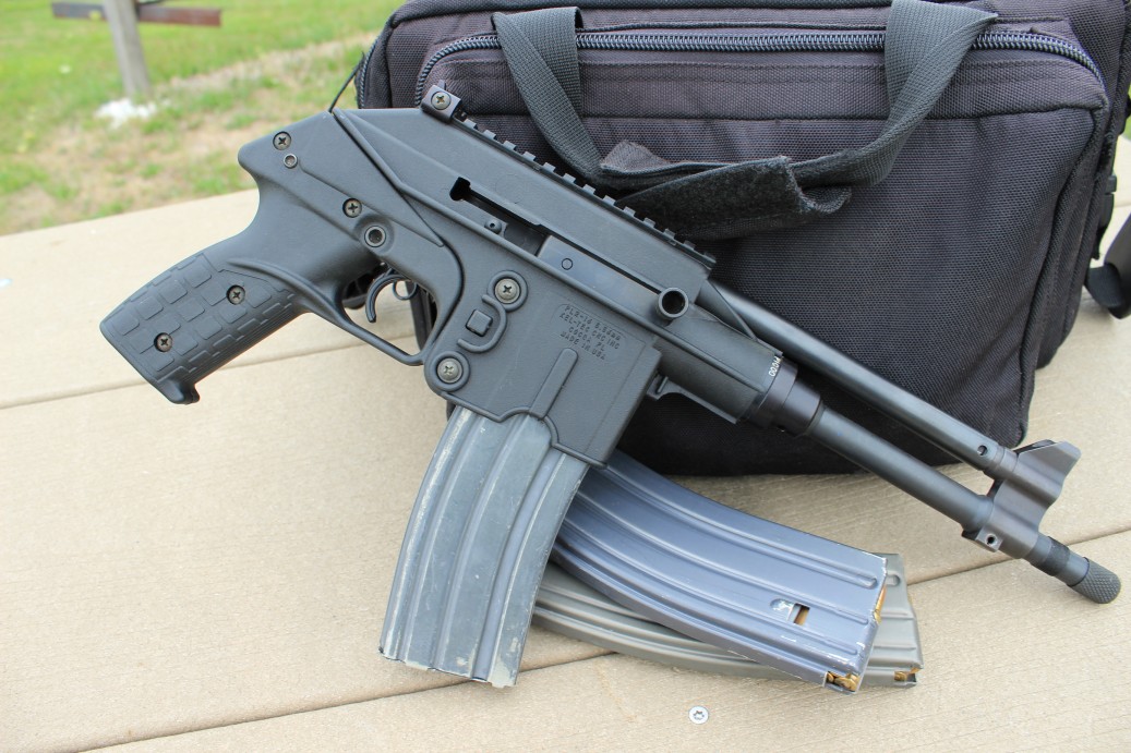 The PLR-16 is a gas operated, semi-automatic pistol chambered in 5.56 mm NA...