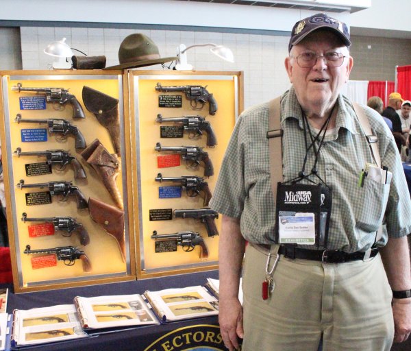Guns Save Life's very own Dan Sadler also brought an award-winning display of early Colt military revolvers. Sadler has one of the best collections in the nation.