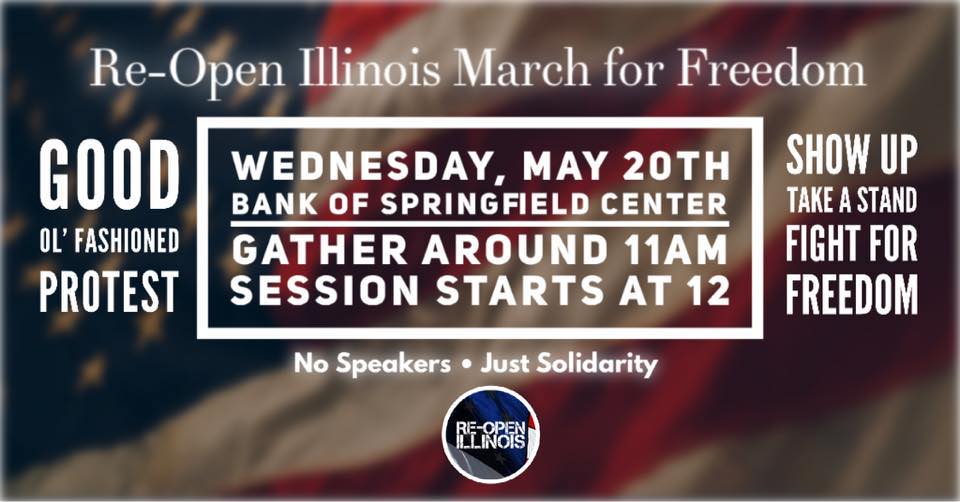 Re-Open Illinois Rally Wednesday in Springfield!
