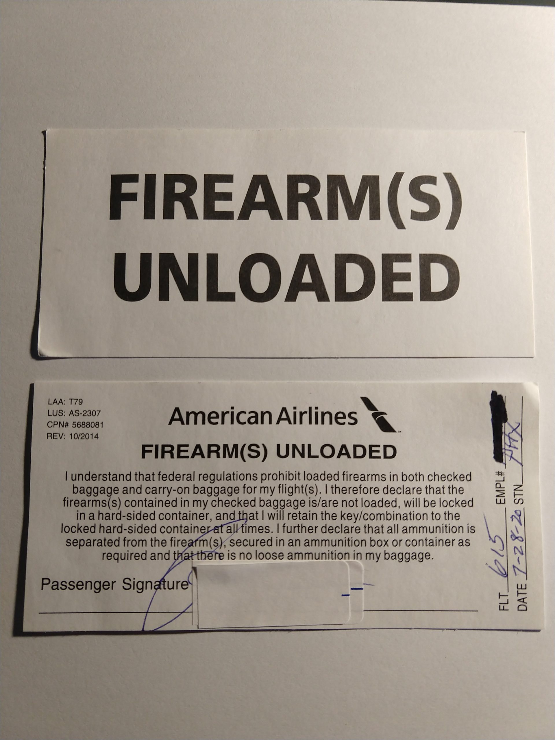 Flying With Pistols and Ammunition in Checked Baggage